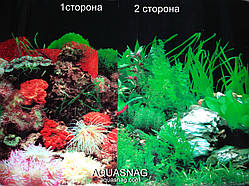Фон для акваріума щільний двосторонній, висота 60см(9001-9004), ціна за 10см