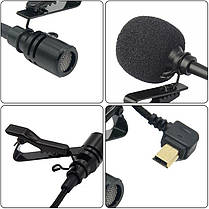 Петличний мікрофон Alitek RX-112 Mini USB з тканинним шнуром, фото 5