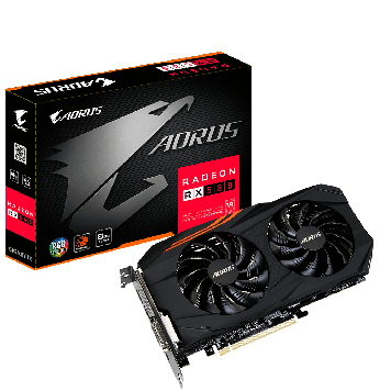 Відеокарта GigaByte Radeon RX 580 Aorus 8G (GV-RX580AORUS-8GD)