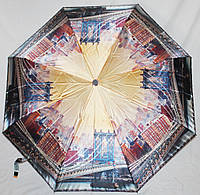 Зонт женский SR 3017 2612 антиветер полуавтомат купол эпонж