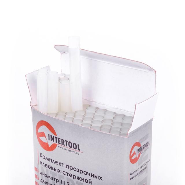 Комплект прозорих клейових стрижнів 11,2 х 200 мм 1 кг INTERTOOL RT-1015