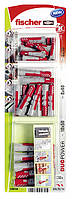 Комплект дюбелів DUOPOWER 6х30/8х40/10х50 універсальних Фішер