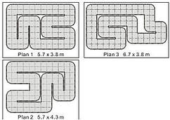 Трек 24 м2 Firelap LXX-2 для автомоделей 1:28 (HM)