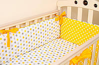 Бортики в детскую кроватку BabySoon Солнышко 360см х 27см (517)