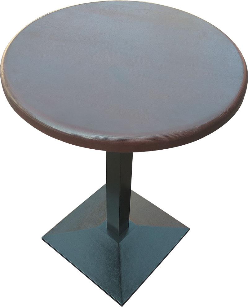 База опора стола Ницца чугунная 430х430 мм, высота 1100 мм, цвет черный, для бара, кафе, ресторана - фото 9 - id-p883672939