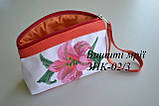 Косметичка-заготовка під вишивку ЗНК-02/3 (шкіра), фото 2