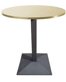 База опора столу Ніца чавунна 430х430 мм, висота 725 мм, колір чорний, для бару, кафе, ресторану