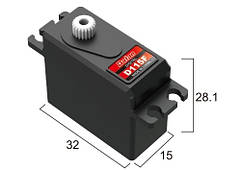 Сервопривод міні 19г BATAN D115F 4.0кг/0.12сек цифровий