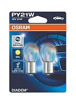 Лампа розжарювання OSRAM PY21W 12 V 21 W BAU15s LDA Diadem 7507 LDA-02B