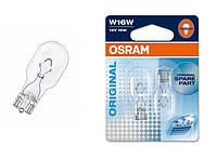 Лампа накаливания OSRAM W16W 12V 16W W2,1x9,5d 921-02B