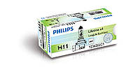Галогенная лампа PHILIPS H11 12V 55W PGJ19-2 LONG LIFE 12362LL