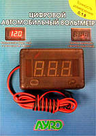 Вольтметр цифровой 12V V 12Vскотч