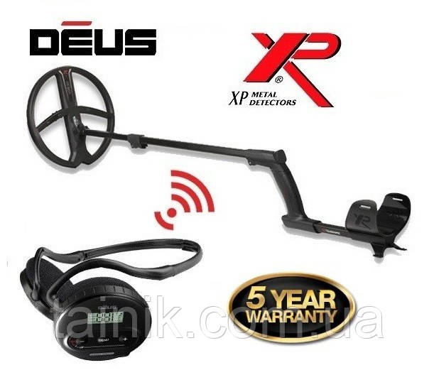 Металлоискатель, металошукач, металодетектор XP Deus, катушка 22 Наушники WS4, фото 1