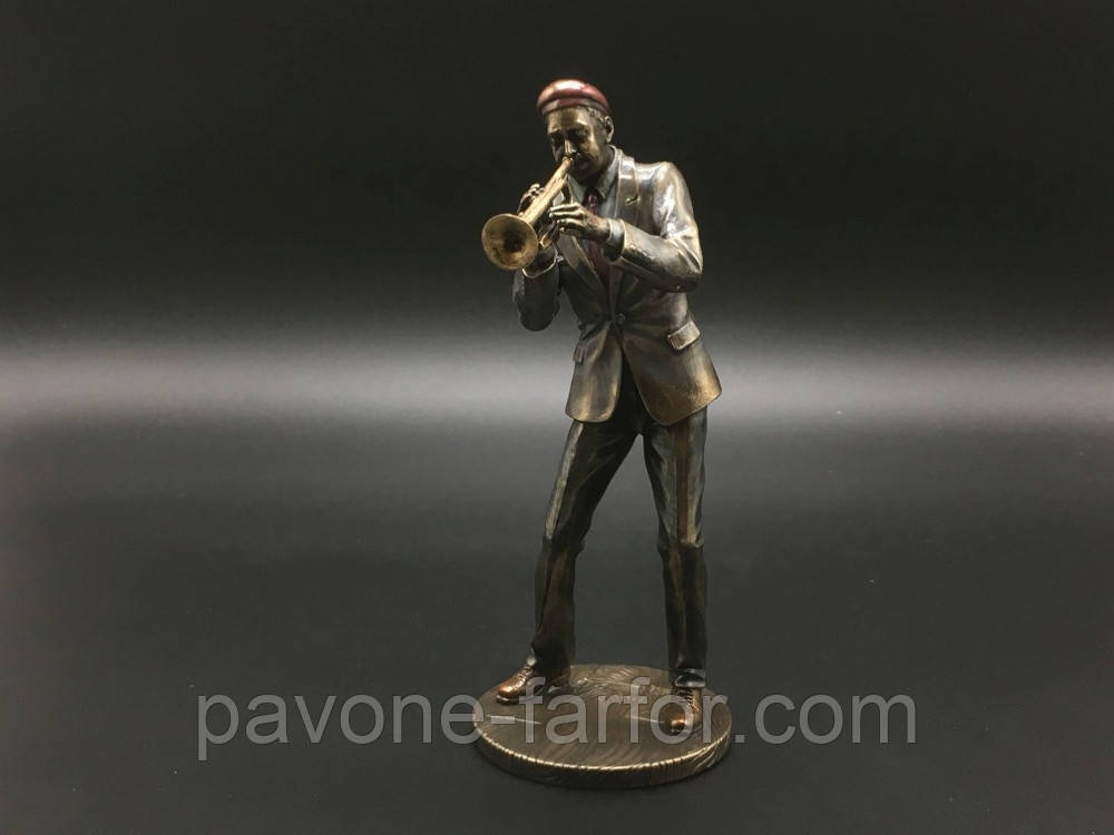 Колекційна статуетка Veronese Трубач, серія Джазові музиканти WU77173A5