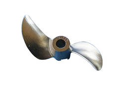 Гребной винт 48мм x 14" медь 2-лопастной на вал 476мм правый для TFL Princess  (HM)