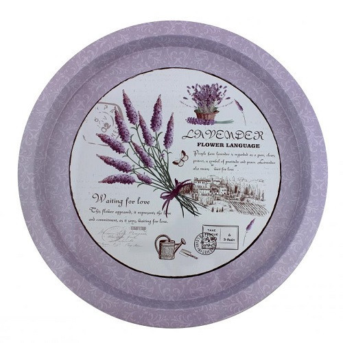 Піднос круглий ''Лаванда'', 32 см, CH-4186