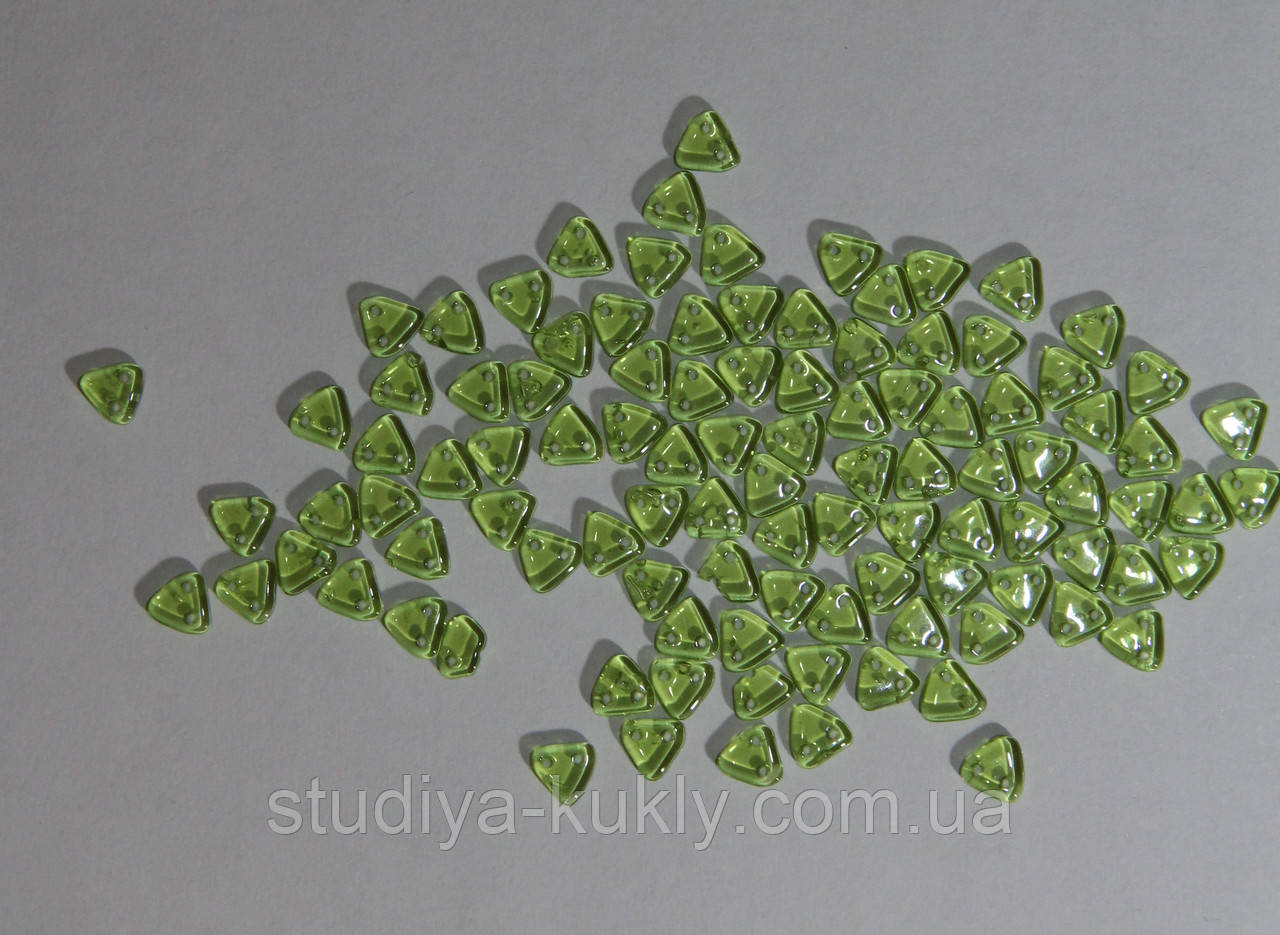 Гудзик для ляльок мікро, скло, 5-6 мм, № 4ст, фото 1