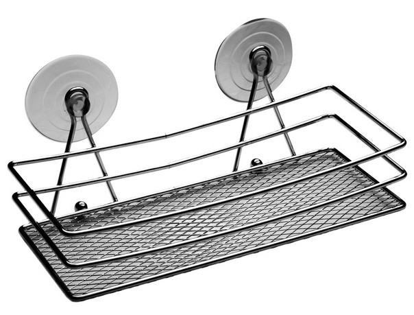 Полиця металева пряма на присосках