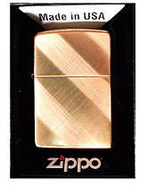 Запальничка Zippo 29675 Diagonal Weave Brass, фото 2