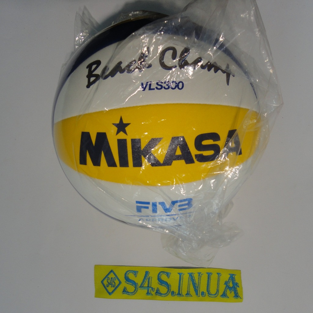 Мяч для пляжного волейбола MIKASA VLS300 оригинал - фото 1 - id-p356062307