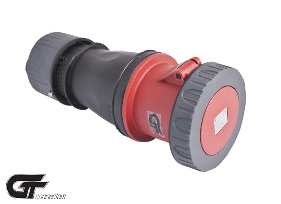 Роз'єм силовий: розетка кабельна, GT, 125А, 5 полюсів 3p+n+e, IP67