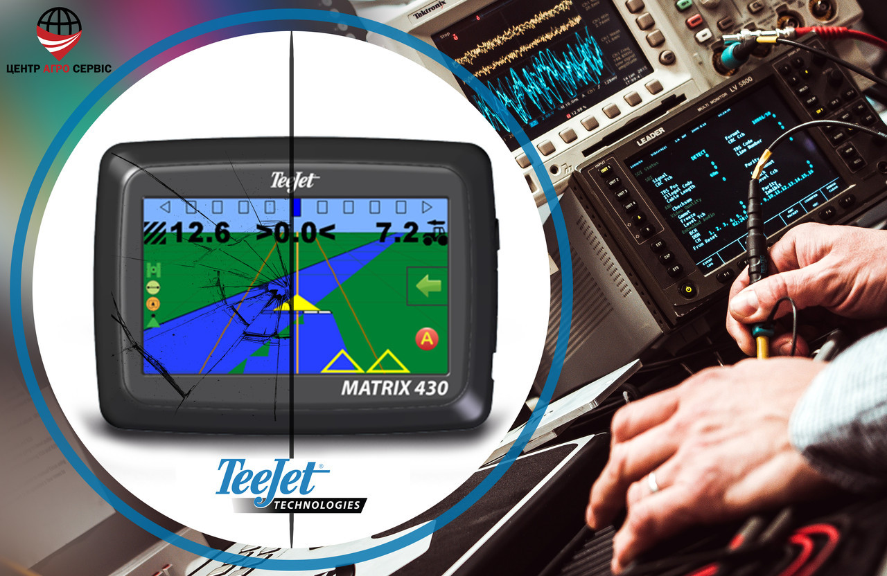 Діагностика, ремонт, прошивання курсоукача (агронавігатора) Teejet matrix 430, фото 1
