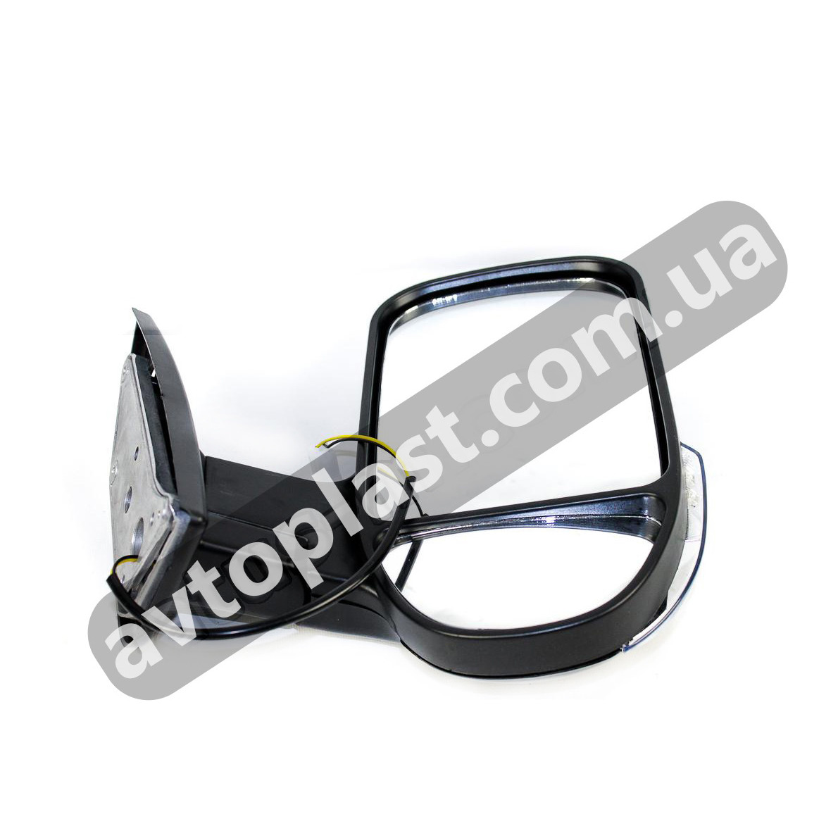 Дзеркало зовнішнє нов. зрз. праве Газель, Соболь з указ. повороту, чорне, з кріпленням Автосвітло 46.8201022