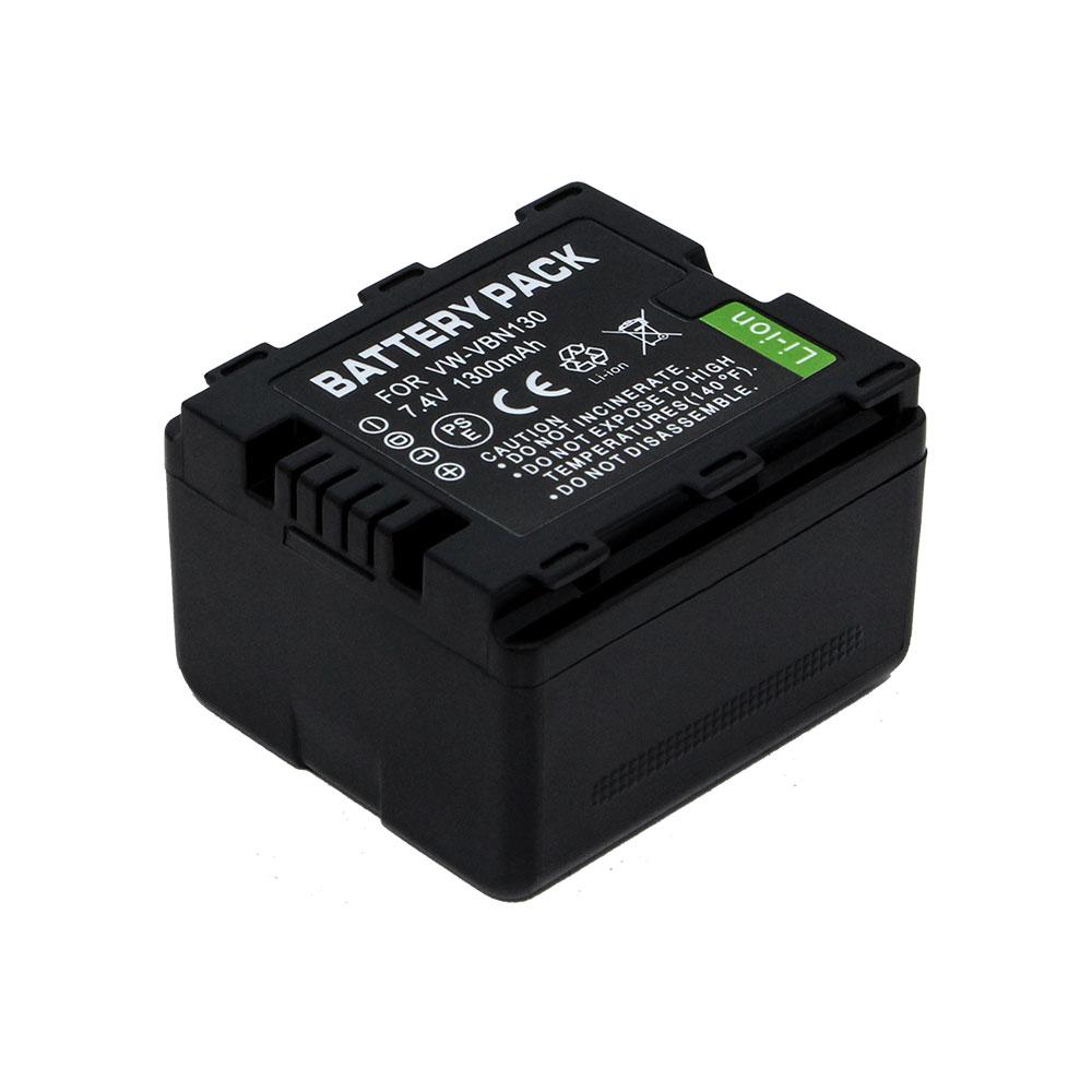 Акумулятор для відеокамери Panasonic VW-VBN130, 1300 mAh