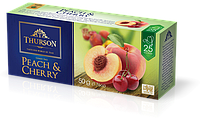 Чай Турсон Персик Вишня 25 пак Thurson Ceylon Green Tea Peach & Cherry Blossom 25 Tea Bags