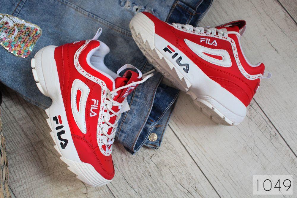 MY979PRA Кросівки копія "FILA - RED" Червоні.