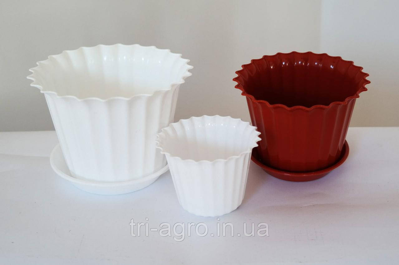 Вазон Астра 13 біла (шт.)