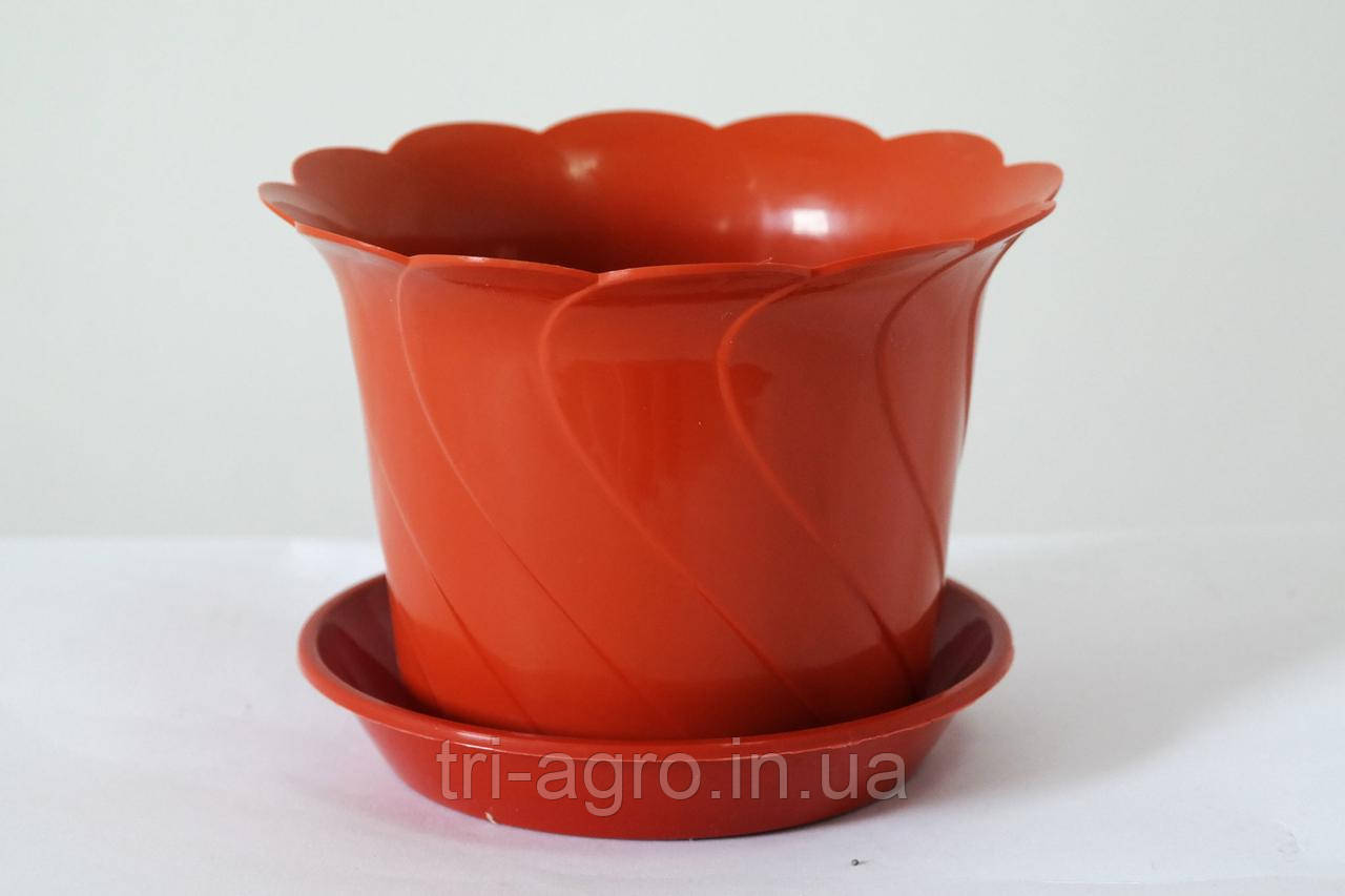 Горщик балконний 80см (графіт)