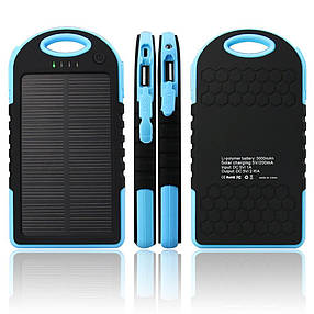 Портативний зарядний пристрій SOLAR Power Bank 30000mAh з сонячної зарядкою, фото 2