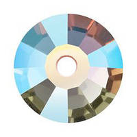 Пришивні паєтки кришталеві Preciosa (Чехія) 4 мм Black Diamond AB