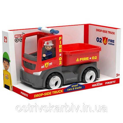 Машина іграшкова Igracek (Чехія) 27284 Іграшки для хлопчиків від 3 років, Дитяча іграшкова пожежна машинка