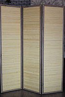 Ширма бамбуковая двухсторонняя на 3 секции.