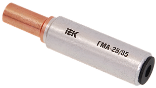 Гільза ГМА-50/70 мідно-алюмінієва з'єднувальна IEK