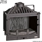 Камінна топка чавунна вставка UNIFLAM 700 STANDART EKO із шибером — 14 кВт, фото 3