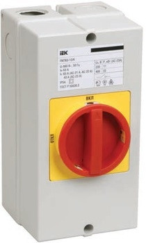 Перемикач кулачковий ПКП63-13/ДО 63 А «викл-вкл» 3Р/400 В IP54 IEK
