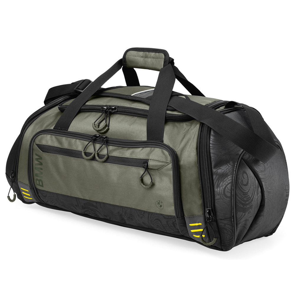 Оригінальна спортивна сумка BMW Active Sports Bag, Functional, Anthracite / Olive, артикул 80222446007