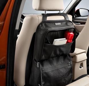 Кишеня-сумка для спинки сидіння BMW Black, артикул 52122303033