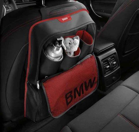 Кишеня-сумка для спинки сидіння BMW Sport Line Red, артикул 52122219889