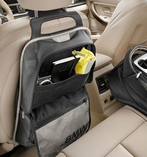 Кишеня-сумка для спинки сидіння BMW Urban Line Grey, артикул 52122219891