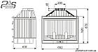 Камінна чавунна топка зі склом вбудована INVICTA 700 PROMO / PRIMO із шибером — 10 кВт, фото 2