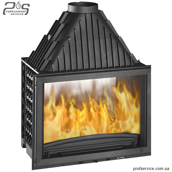 Камінна топка на дровах INVICTA 800 GRANDE VISION Double Face тунель — 15 кВт, фото 1