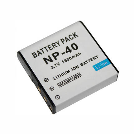 Акумулятор для фотоапарата Casio NP-40, 1500 mAh, фото 1