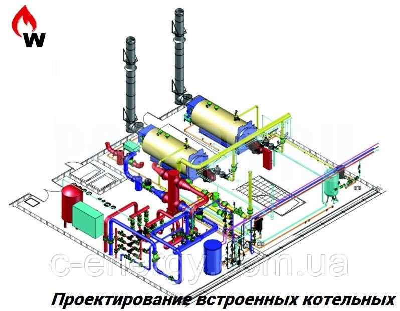 Проектування вбудованих котельних