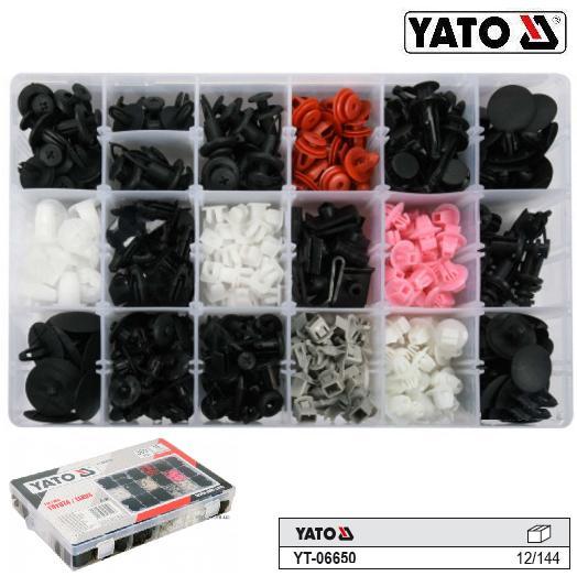 Набір кріплення обшивки салону TOYOTA/LEXUS YATO 360 штук YT-06650