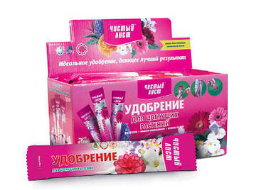 Добриво кристалічне Чистий лист для квітучих рослин 100 г