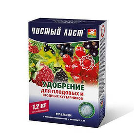 Добриво кристалічне Чистий лист для плодово-ягідних 300 г